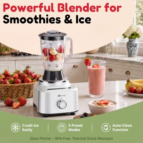 16 Cup Food Processor Blender Combo