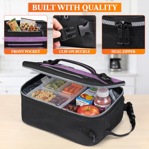 Insulated Lunch Bag for Men Women Kids