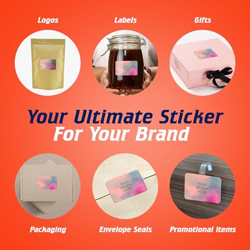 100 Custom Vinyl Stickers (100 Count)
