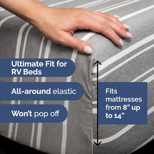 Short Queen Size 4 Piece Bed Sheet Set