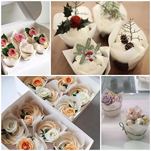 500 pcs Large size White Tulip Baking Cups 2 (500 Count)
