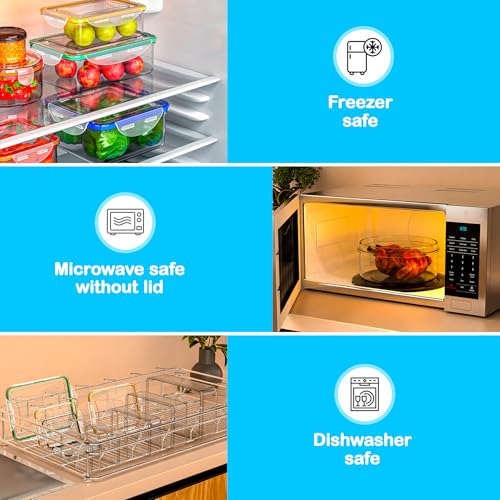 40 PCS Food Storage Containers with Lids (50 Count)