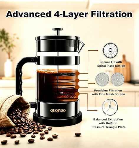 French Press Coffee Maker 34oz