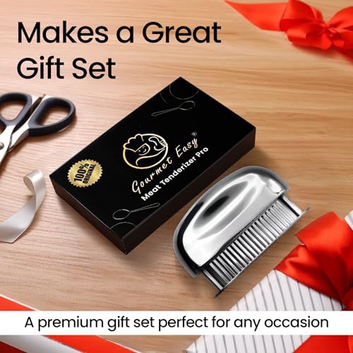 Meat Tenderizer Tool with 60 Stainless Steel Sharp Needles