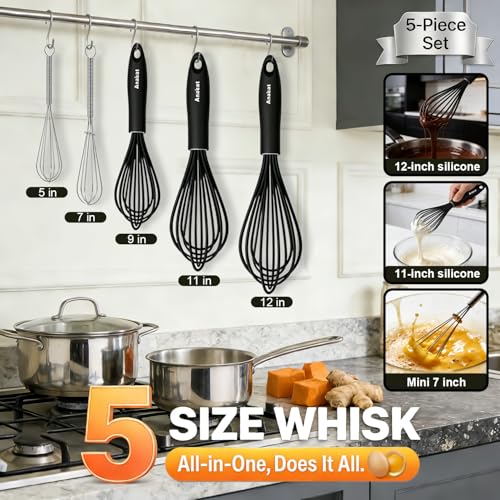 Kitchen Whisk Set of 5 (5 Count)