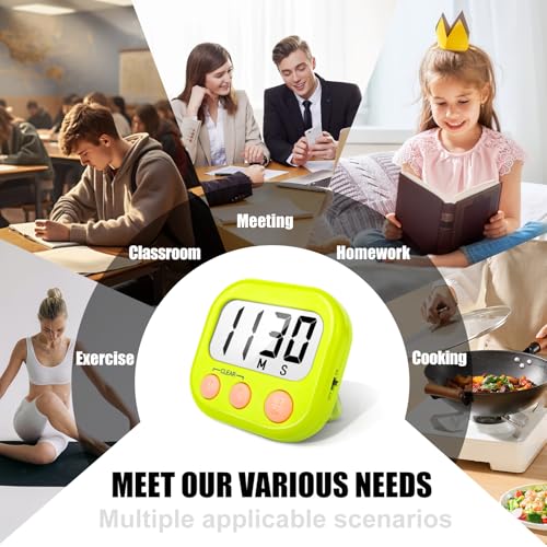 Digital Kitchen Timers for Cooking (2 Count)