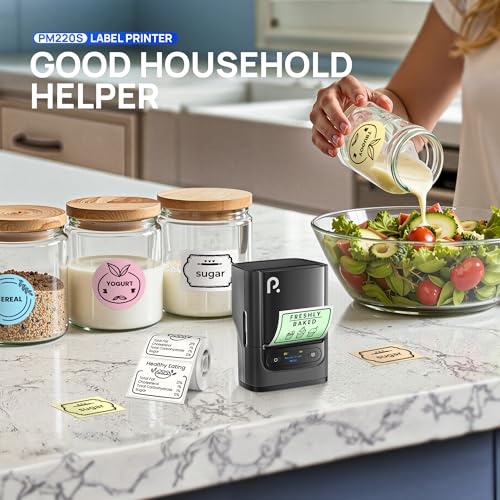 PM220S Label Maker Machine with Tape