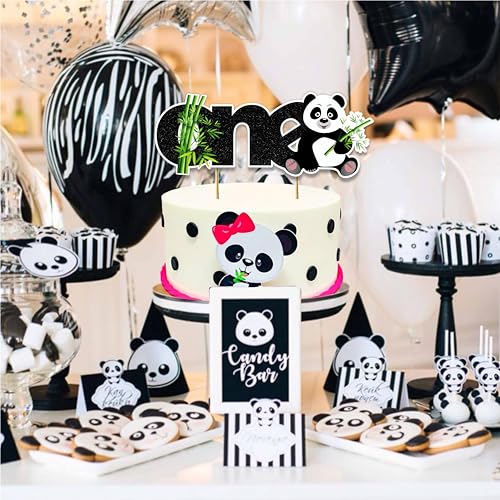 Panda One Cake Topper
