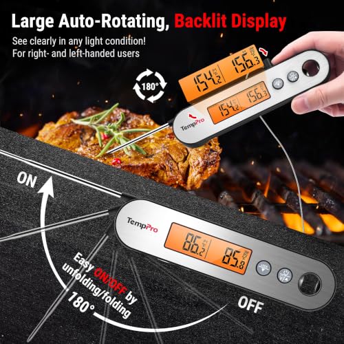 TempSwift Rechargeable Digital Meat Thermometer for Cooking