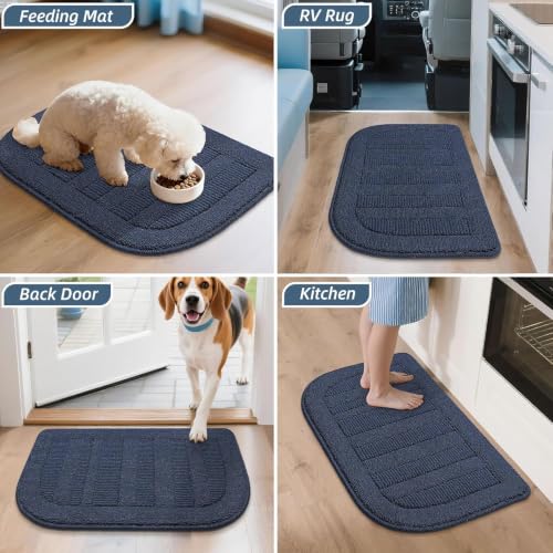 30x18 Inch Kitchen Rugs Non Slip Washable Sink Rug (3.75 Sq Ft)