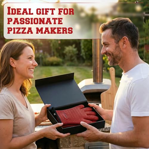 XL Silicone Pizza Oven Gloves Heat Resistant Oven Mitts