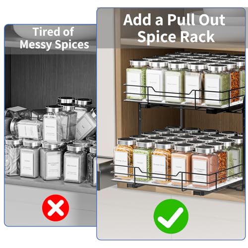 2 Tier Spice Rack Organizer