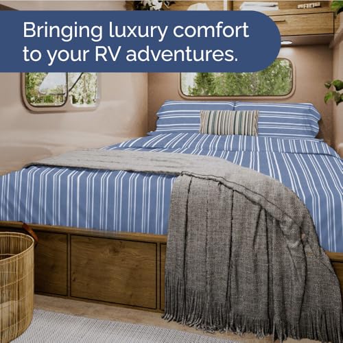 Short Queen Size 4 Piece Bed Sheet Set