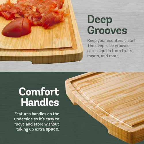 Non Toxic Cutting Boards for Kitchen (3 Count)
