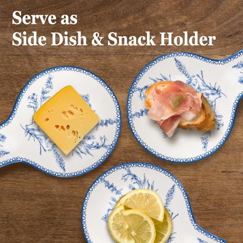 Blue Garden Toile De Jouy Spoon Rest for Stove Top