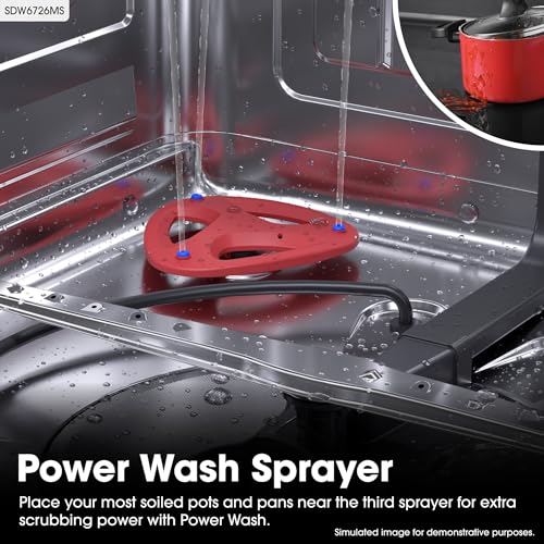 SDW6726MS 24 inch Stainless Steel Dishwasher