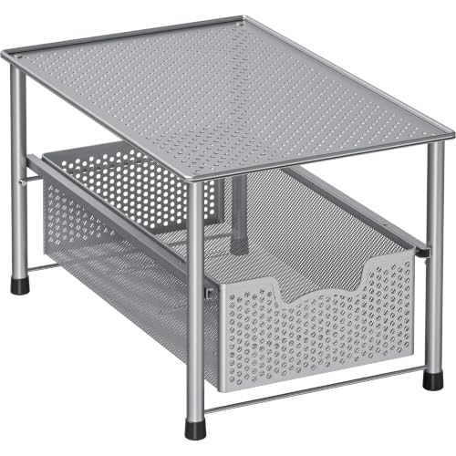 Stackable Under Sink Sliding Basket Drawer