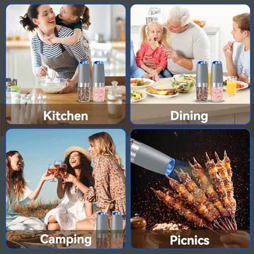 Battery Operated Salt And Pepper Grinder Set (2 Count)