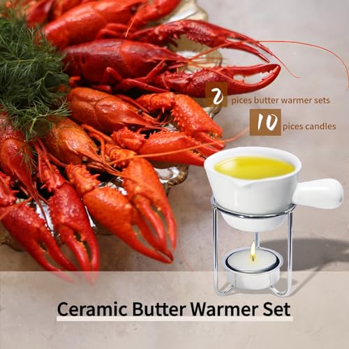 Crab Crackers and Tools Set with 2 Crab Leg Cracker (25 Count)