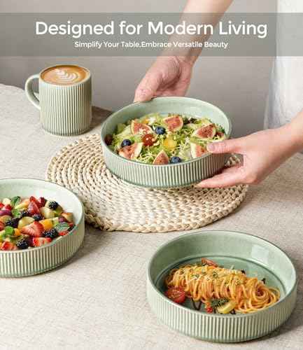 7.5 Inch Pasta Bowls Set of 4 (4 Count)