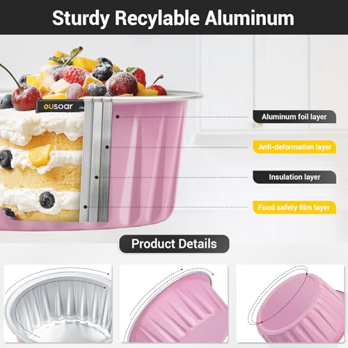 Disposable Foil Ramekins with Lids (30 Count)