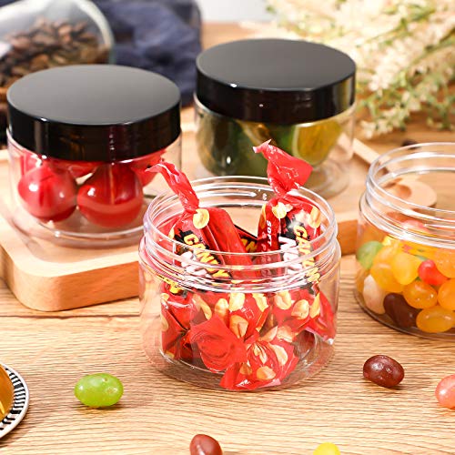 6 Pack 6 Oz Plastic Jars (6 Count)