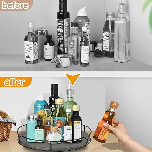 Lazy Susan Turntable Organizer with Anti
