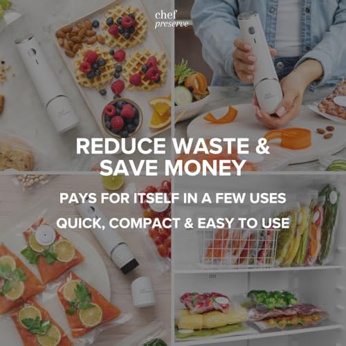 Reusable Vacuum Sealer Bags for Food (30 Count)
