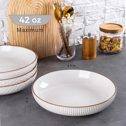 9.5'' Large Pasta Bowls (4 Count)