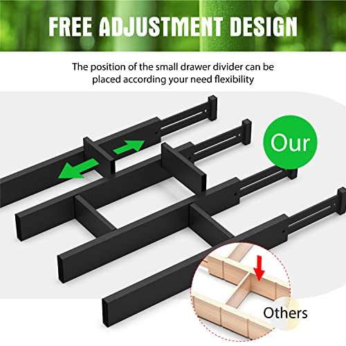 Bamboo Drawer Dividers Organizers