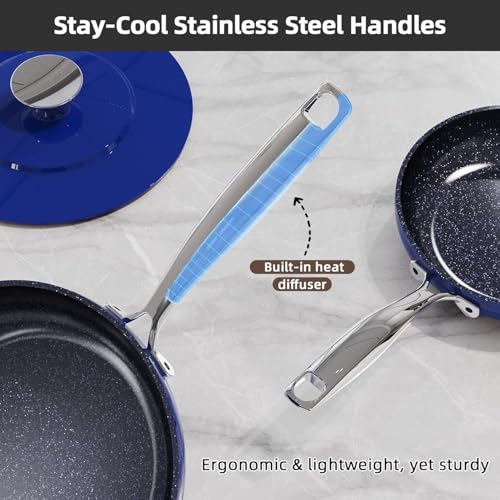 Lux 13pc Forged Lightweight Nonstick Ceramic Cookware Set