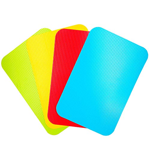 Small Flexible Plastic Cutting Board Mats (4 Count)