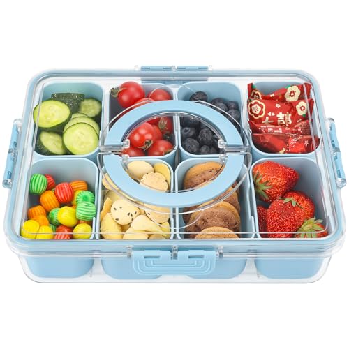 Snackle Box Snack Container Tray with Lid