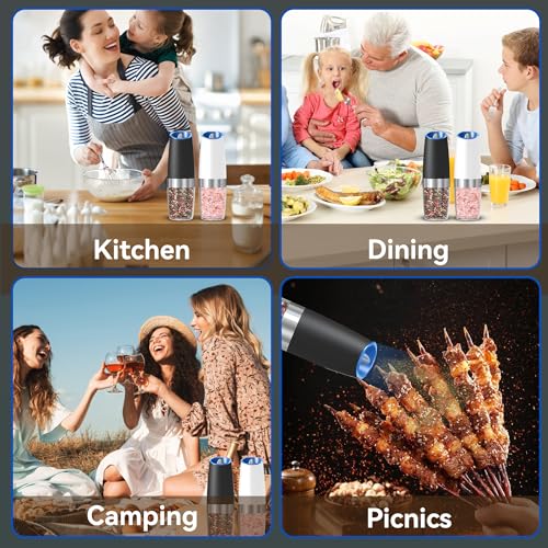 Battery Operated Salt And Pepper Grinder Set (2 Count)