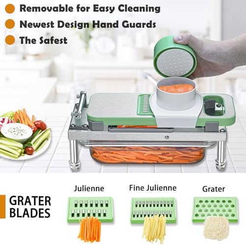 Vegetable Chopper Veggie Cutter Onion Food Potato Tomato Dicer With Blade (10 Count)
