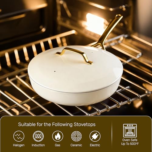 Modern 11 Pc Ceramic Cookware Set