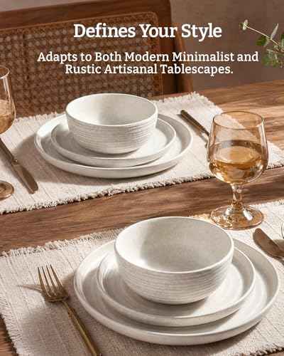 Pluto 12 Piece Stoneware Dinnerware Set