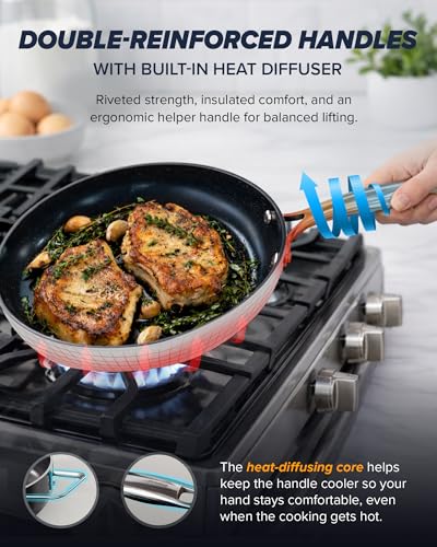 Essential Series 5PC Ceramic Cookware Set PFAS