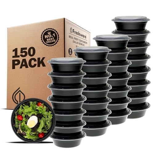 Meal Prep Containers with lids [150 Pack] Food Storage Containers (150 Count)
