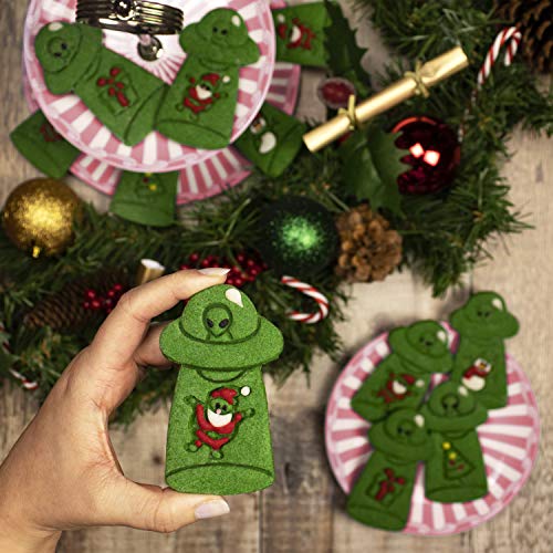 UFO Abducts Santa Claus cookie cutter