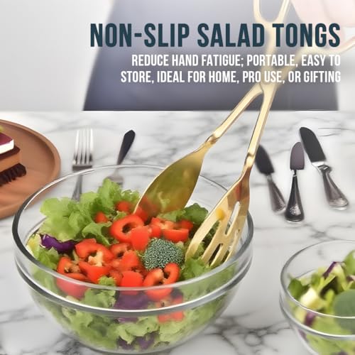 Salad Tongs for Serving 2 Pack (2 Count (pair))