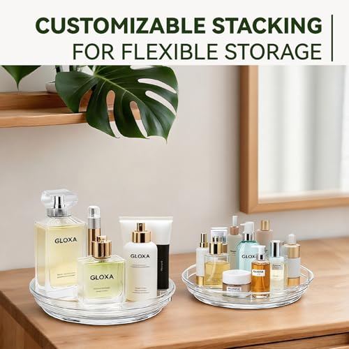 2 Pack Lazy Susan Turntable Organizer for Cabinet (2 Count)