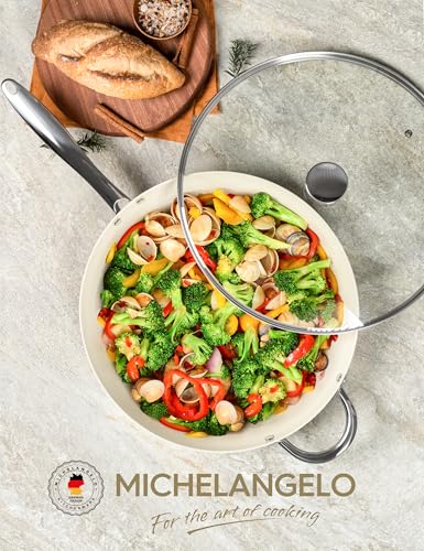 14 Inch Nonstick Frying Pan with Lid