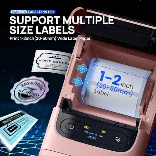 PM220S Label Maker Machine with Tape