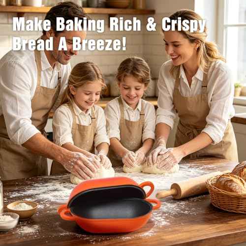 2.5 QT Enameled Cast Iron Sourdough Bread Oven