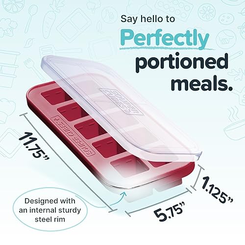 2 Tbsp Silicone Freezer Mold with Lid