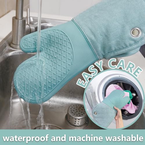 Professional Microwave Silicone Oven Mitts one Pair