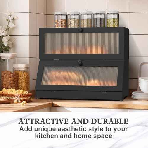 Bread Box for Kitchen Countertop