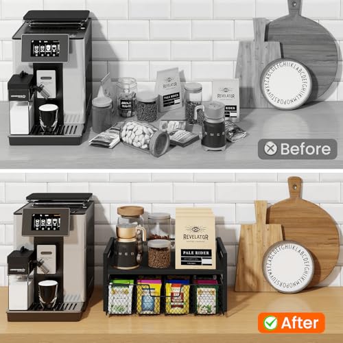 Wood Tea Bag Organizer