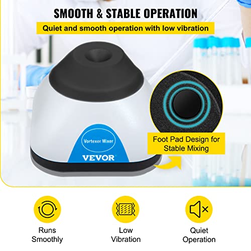 Vortex Mixer 3000RPM Mini Vortex Mixer Shaker